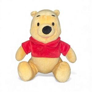 Disney Winnie the Pooh Plush - Red Shirt and Yellow Fur